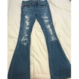 American Eagle Boho Artist Jeans